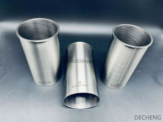 DB58 Doosan Engine Parts Cylinder Liner 65.02502-00802 102*106*204mm