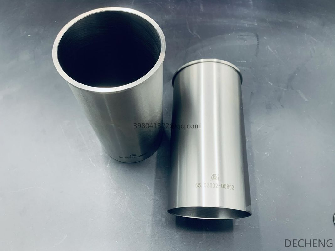 DB58 Doosan Engine Parts Cylinder Liner 65.02502-00802 102*106*204mm